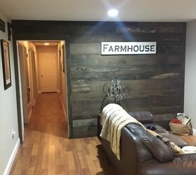 Barn Wood Inspired Accent Wall #2020DIYContest