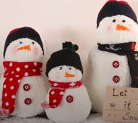 Construye tu propio muñeco de nieve navideño (¡y sus amigos!)