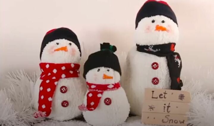 construa seu prprio boneco de neve de natal e seus amigos