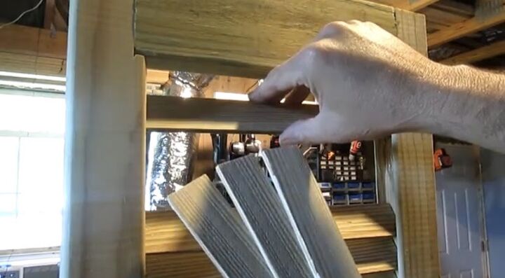 how to make real wood shutters for 30, Add 4 slats at once