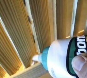 how to make real wood shutters for 30, Glue the slats