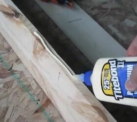 how to make raw wood beams, Build beams