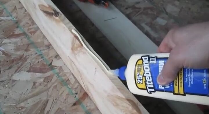 how to make raw wood beams, Build beams