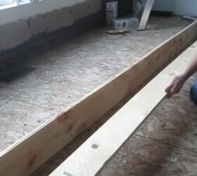 how to make raw wood beams, Stack your boards