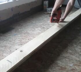how to make raw wood beams, Nail the boards