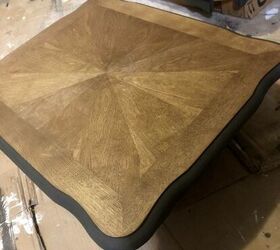 outdated coffee table side table redo