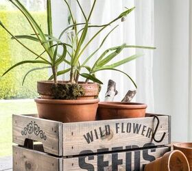 flip a simple ikea crate into a game changer junk infused planter