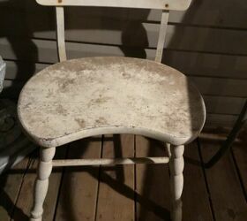 q how do i refurbish this weathered chair and paint it blue