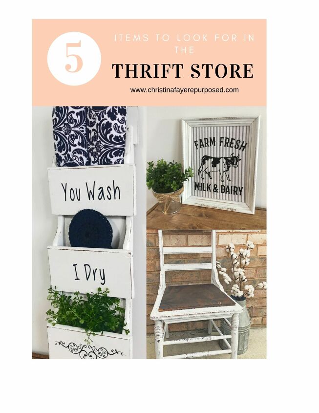 repurposed hutch top using dixie belle s farmhouse green, 5 Items to Look for in the Thrift Store
