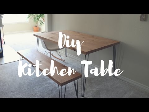 how to build a hairpin leg table, How to Build a Hairpin Leg Table