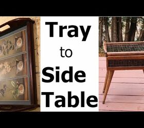 DIY: How to Transform a Tray Into a Side Table With Storage