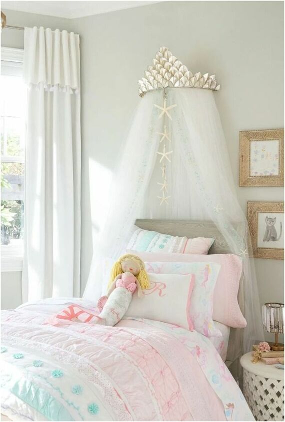 cmo puedo hacer este dosel de corona para el dormitorio de mi hija