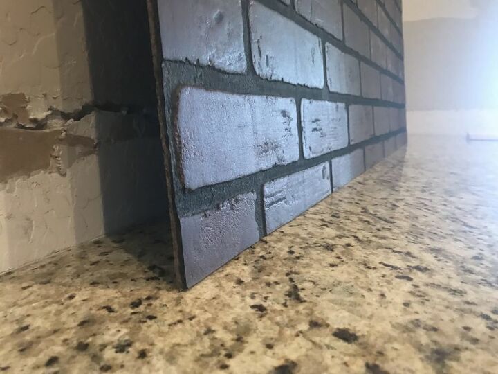 simple open shelving on a budget