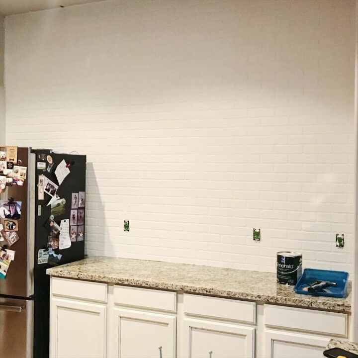 simple open shelving on a budget