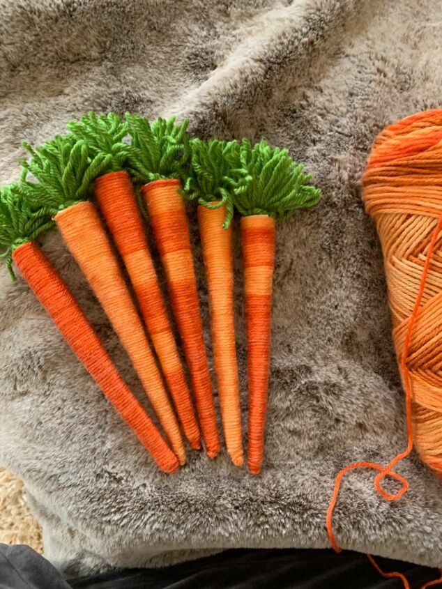 zanahorias de lana