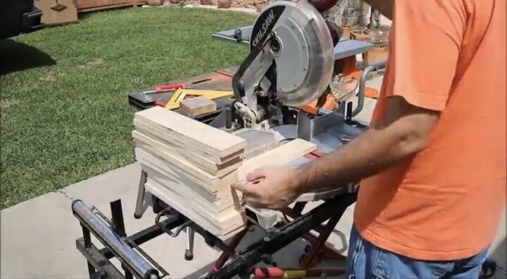 diy pull out cabinet shelves for under 30 each, Cut Shelf Sides