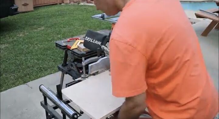 diy pull out cabinet shelves for under 30 each, Cut Shelf Bases
