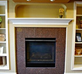 how to update a fireplace with stacked stone