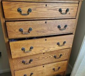 antique oak chest of drawers