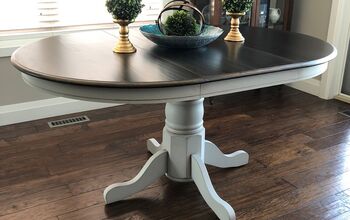 Oak Dining Table is Stained OVER Existing Finish