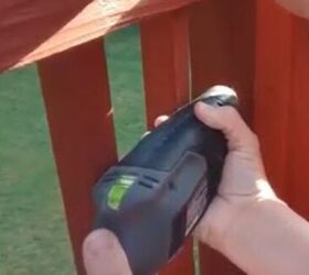 build a safety gate to match your deck, Mark and Pre Drill Holes for Hinge Hardware