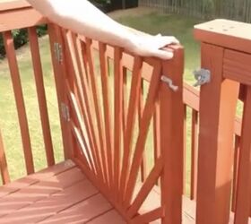 build a safety gate to match your deck, Check and Enjoy the New Gate