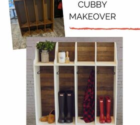 entryway envy with this cubby makeover