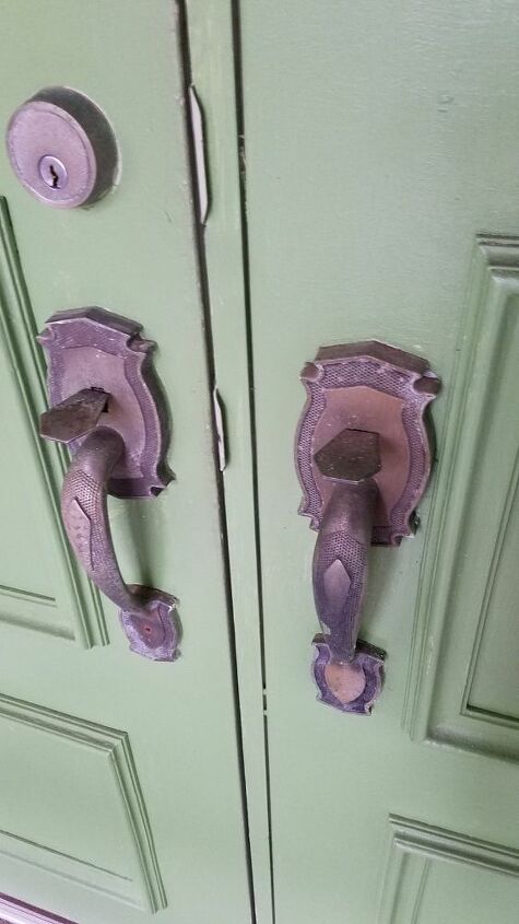 q how do i clean polish these door handles
