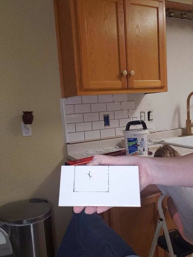 newbie diy subway tile backsplash