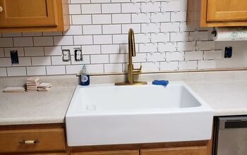 Newbie DIY Subway Tile Backsplash