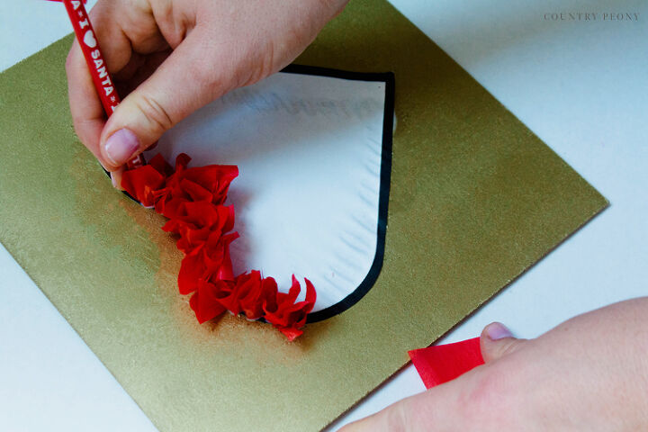 artesanato de corao de papel de seda para o dia dos namorados