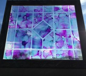 alcohol ink stained glass