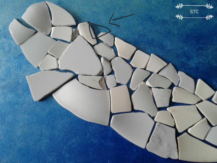 mosaicos de vidro do mar beb beluga e me, corrigindo pequenos detalhes