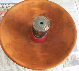 beat up wooden bowl gets a new life