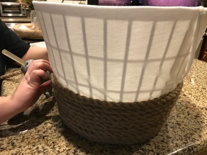 dollar tree rope basket