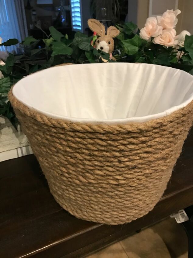 dollar tree rope basket