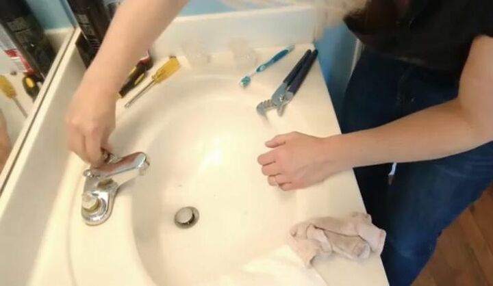 how to replace cartridges to fix a leaky bathroom sink, Install New Cartridges