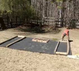 upcycle pallets to build an almost free vegetable and herb garden bed, Landscaping Fabric