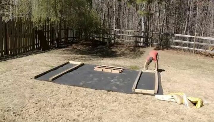 upcycle pallets to build an almost free vegetable and herb garden bed, Landscaping Fabric
