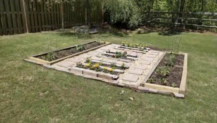 upcycle pallets to build an almost free vegetable and herb garden bed