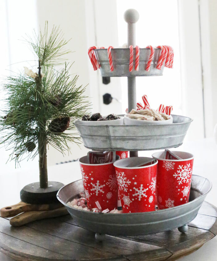 how to create a casual hot cocoa bar