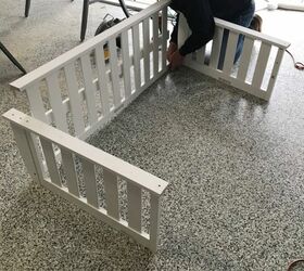 baby crib to a porch swing