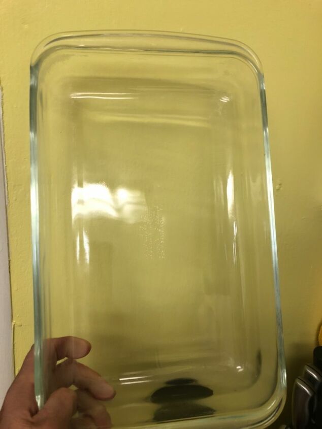 how can i clean this old glass pyrex dish