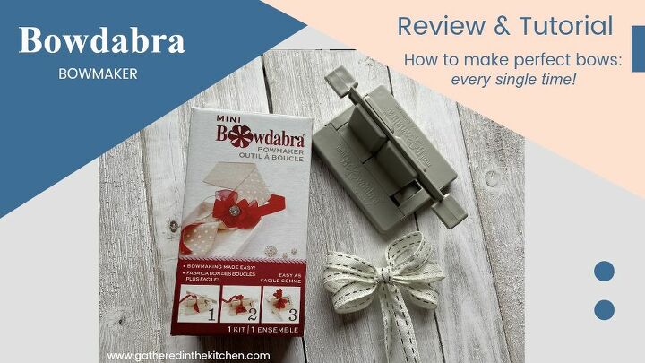 mini bowdabra bowmaker how to make perfect bows every single time