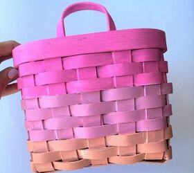 rainbow basket makeover