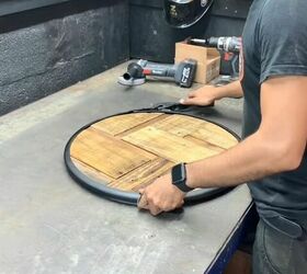 how to build a wall clock from recycled materials