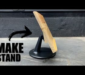 How to Make a Homemade Wooden Tablet Stand - DIY