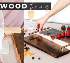 diy wood resin tray