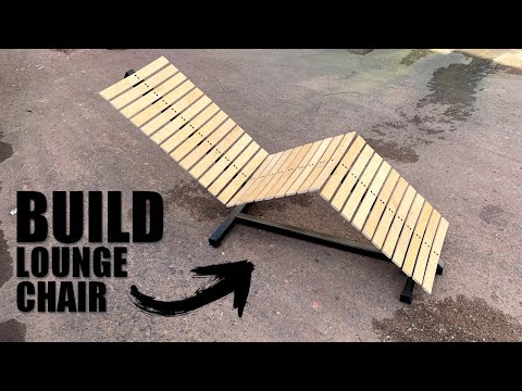 amazing upcycle how to make an outdoor lounge chair from bed slats