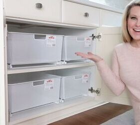 organize your cabinets with pull out drawers